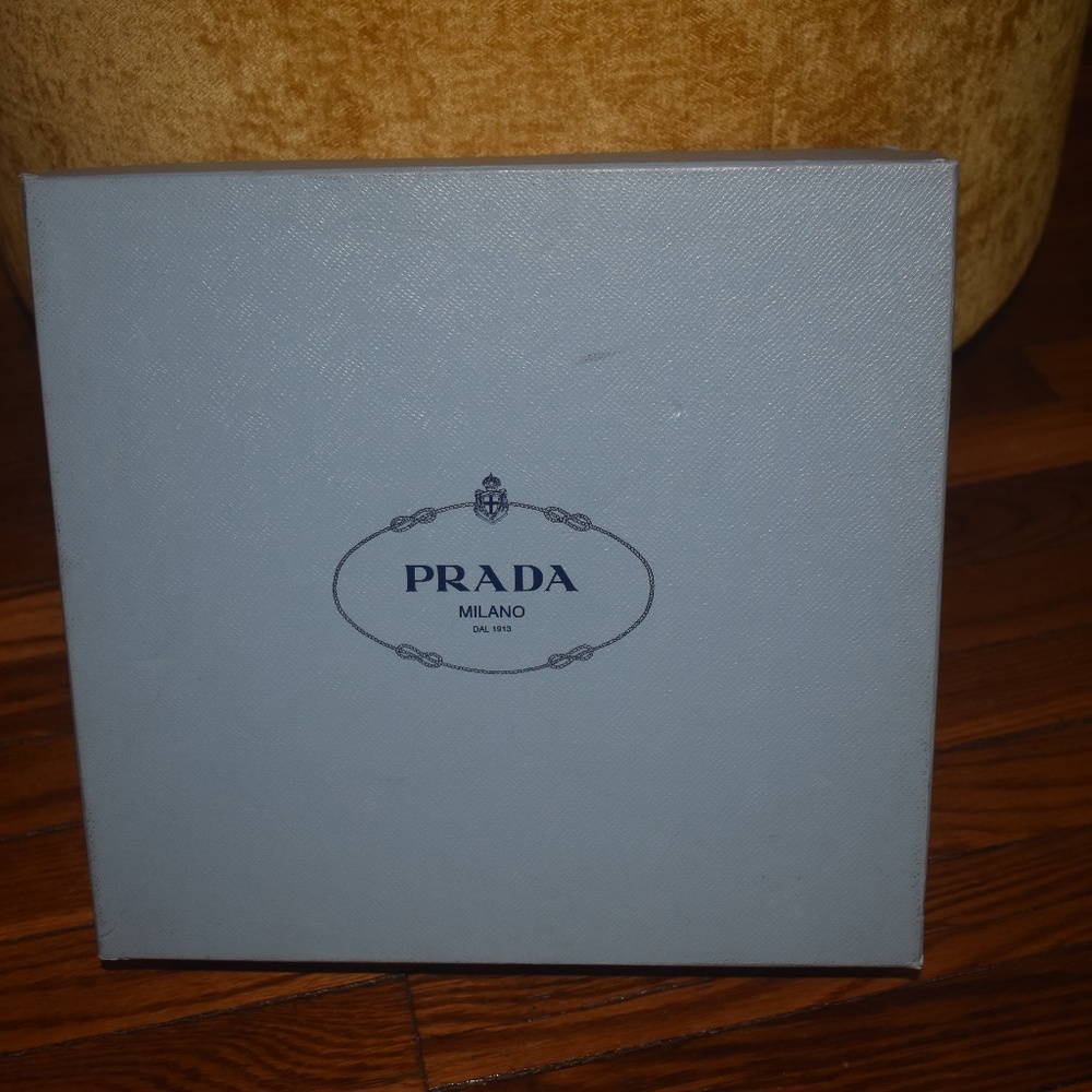 Prada Velvet Embellished Platform Oxford - Picture 5 of 9